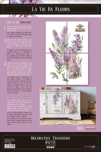 Papers For you - Transfer Aufkleber "Lilacs" Decor Transfers 24x35 Inch