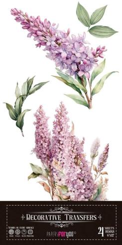 Papers For you - Transfer Aufkleber "Lilacs" Decor Transfers 6x12 Inch