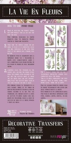 Papers For you - Transfer Aufkleber "Lilacs" Decor Transfers 6x12 Inch