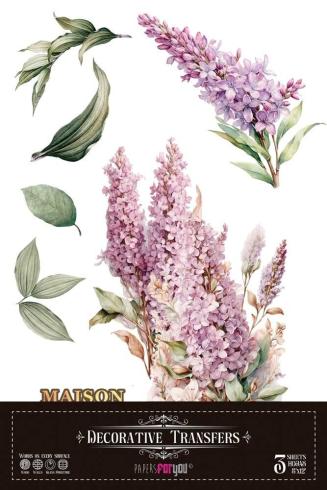 Papers For you - Transfer Aufkleber "Lilacs" Decor Transfers 8x12 Inch