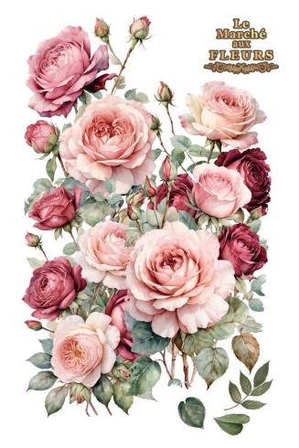 Papers For you - Transfer Aufkleber "Rosé" Decor Transfers 24x35 Inch