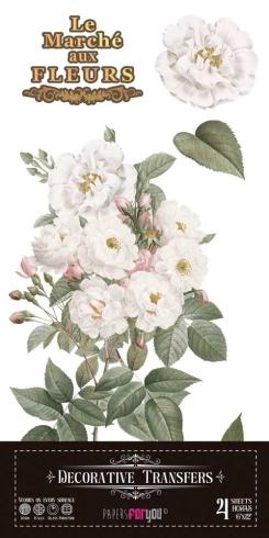 Papers For you - Transfer Aufkleber "Roses" Decor Transfers 6x12 Inch