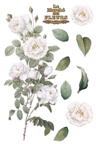 Papers For you - Transfer Aufkleber "Roses" Decor Transfers 8x12 Inch