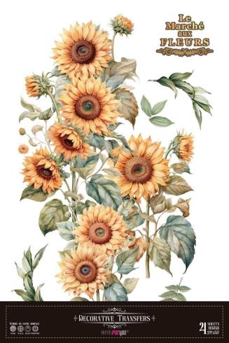 Papers For you - Transfer Aufkleber "Sunflowers" Decor Transfers 24x35 Inch