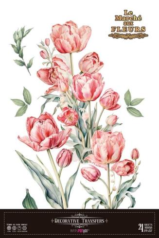 Papers For you - Transfer Aufkleber "Tulips" Decor Transfers 24x35 Inch