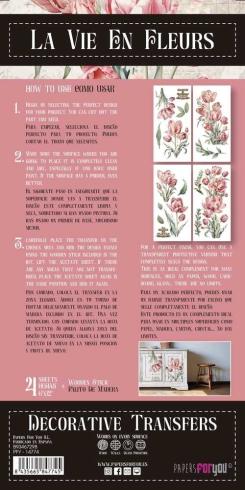 Papers For you - Transfer Aufkleber "Tulips" Decor Transfers 6x12 Inch