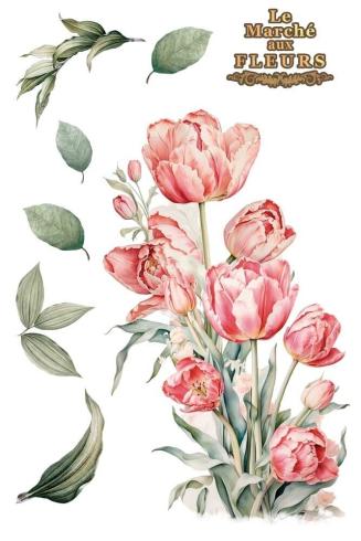 Papers For you - Transfer Aufkleber "Tulips" Decor Transfers 8x12 Inch