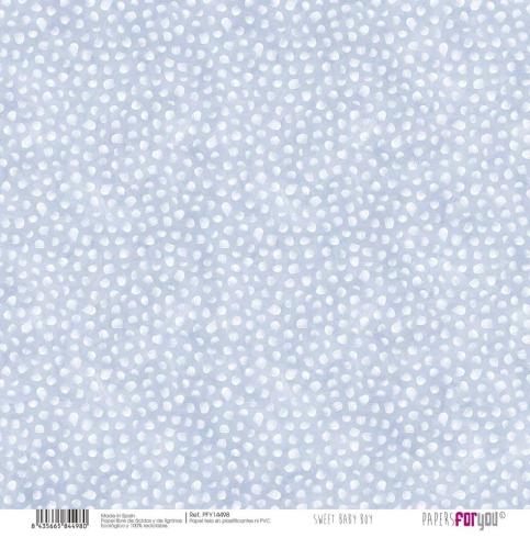 Papers For You - Leinwandpapier "Sweet Baby Boy" Paper Pack Canvas 30,5x31 cm - 8 Bogen 