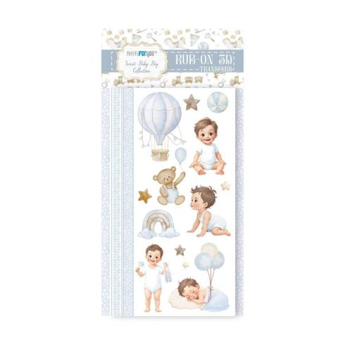 Papers For you - Transfer Aufkleber "Sweet Baby Boy" Rub-On