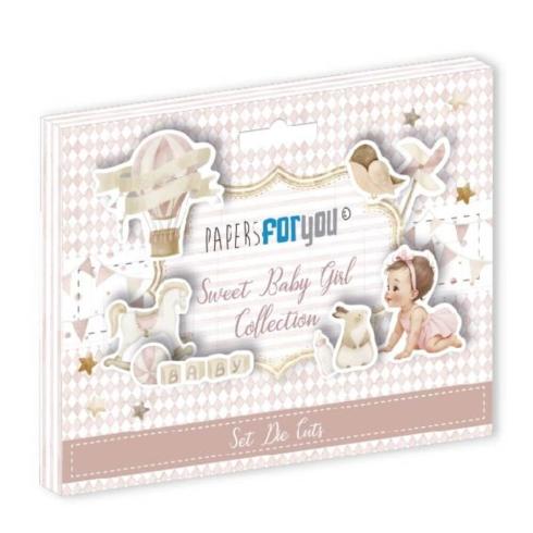 Papers For You - Stanzteile "Sweet Baby Girl" Die Cuts