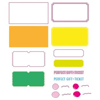 Nellie Snellen - Stanzschablone "Golden ticket" Multi Frame Dies