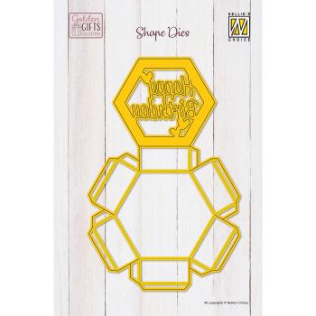 Nellie Snellen - Stanzschablone "Hexagon Shadowbox" Shape Dies