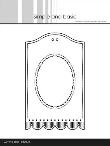 Simple and Basic - Stanzschablone "Mega Tag" Dies