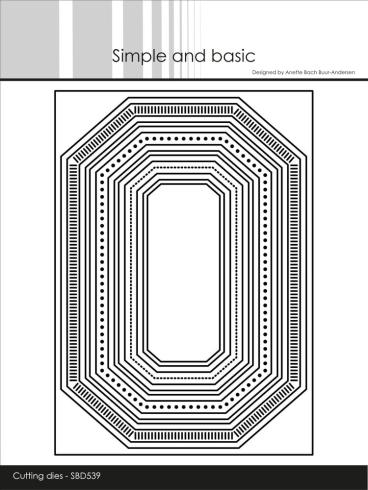 Simple and Basic - Stanzschablone "Misc Edged Borders" Dies