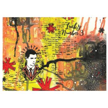 Sizzix - Schablone & Stempelset "Strength in Numbers" Stencil & Clear Stamps by Cat Kerr