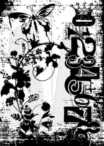 Stampers Anonymous - Gummistempel "Fairy Garden" Cling Stamp Design by Tim Holtz