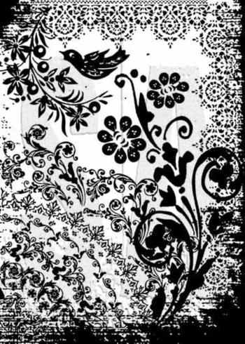 Stampers Anonymous - Gummistempel "Tattoo You" Cling Stamp Design by Tim Holtz