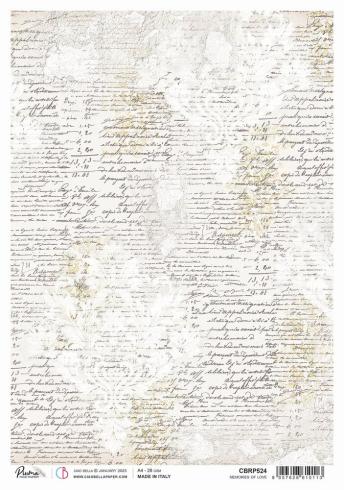 Ciao Bella - Decopatch Papier "Memories of Love" Rice Paper A4 - 5 Bogen