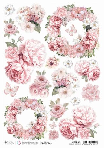 Ciao Bella - Decopatch Papier "Essence of Spring" Rice Paper A4 - 5 Bogen