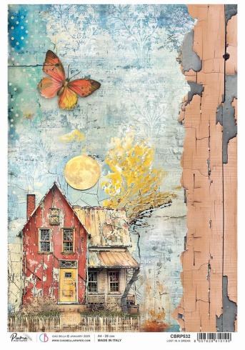 Ciao Bella - Decopatch Papier "Lost in a Dream" Rice Paper A4 - 5 Bogen