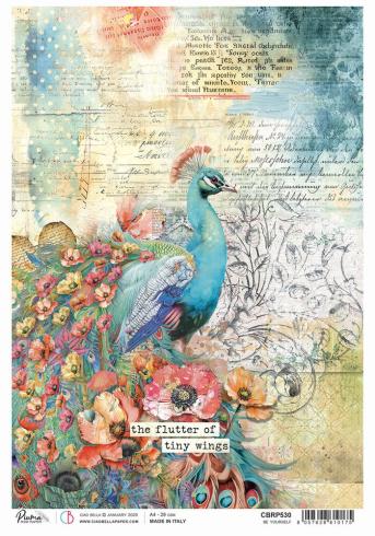 Ciao Bella - Decopatch Papier "Be Yourself" Rice Paper A4 - 5 Bogen