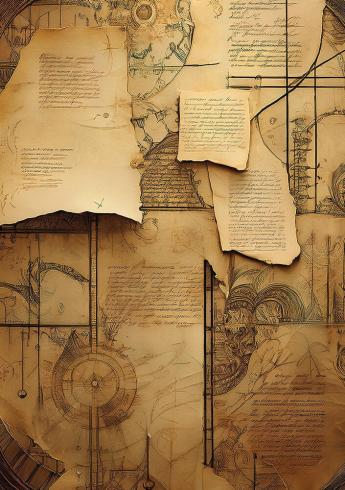 Ciao Bella - Decopatch Papier "Codex Mixed" Rice Paper A5 - 8 Bogen