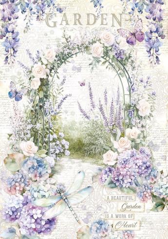 Ciao Bella - Decopatch Papier "Secret Garden Mixed" Rice Paper A5 - 8 Bogen