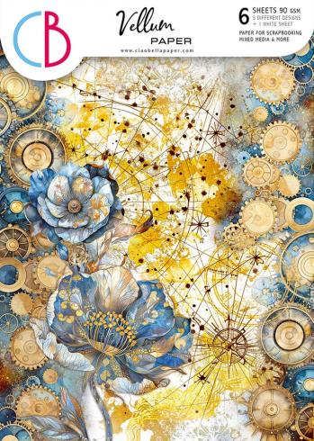 Ciao Bella - Pergamentpapier "Celestial" Vellum A4 - 6 Bogen