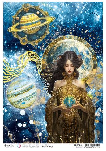 Ciao Bella - Decopatch Papier "Divination" Rice Paper A4 - 5 Bogen