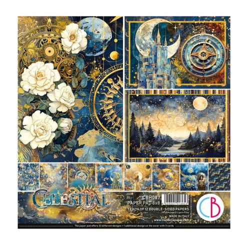 Ciao Bella - Designpapier "Celestial" Paper Pack 8x8 Inch - 12 Bogen