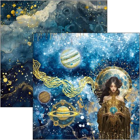 Ciao Bella - Designpapier "Celestial" Paper Pack 8x8 Inch - 12 Bogen