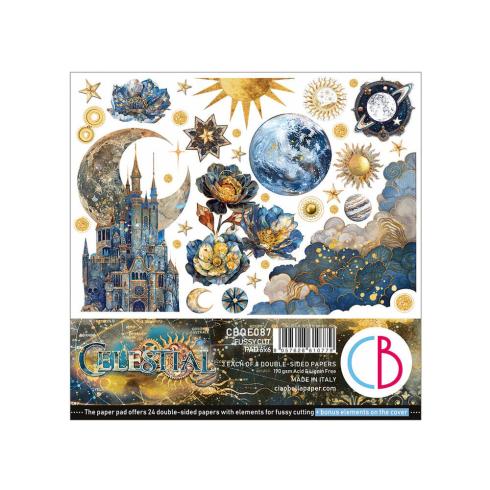 Ciao Bella - Stanzteile "Celestial" Fussy Cut Pad - 24 Bogen