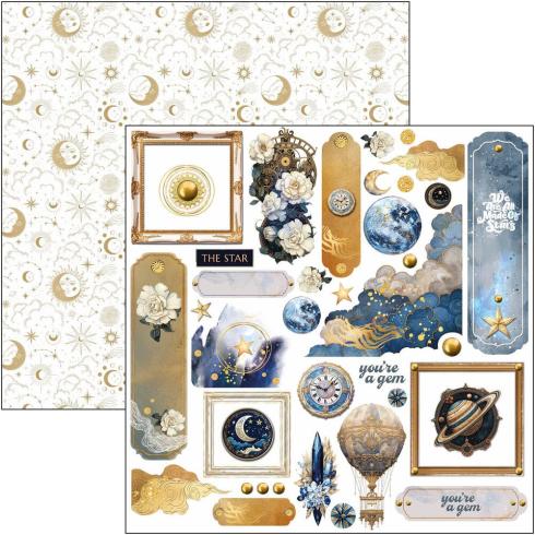 Ciao Bella - Stanzteile "Celestial" Fussy Cut Pad - 24 Bogen