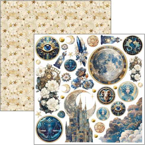 Ciao Bella - Stanzteile "Celestial" Fussy Cut Pad - 24 Bogen