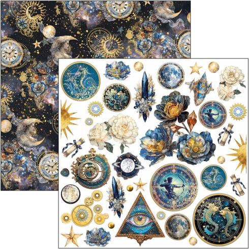 Ciao Bella - Stanzteile "Celestial" Fussy Cut Pad - 24 Bogen