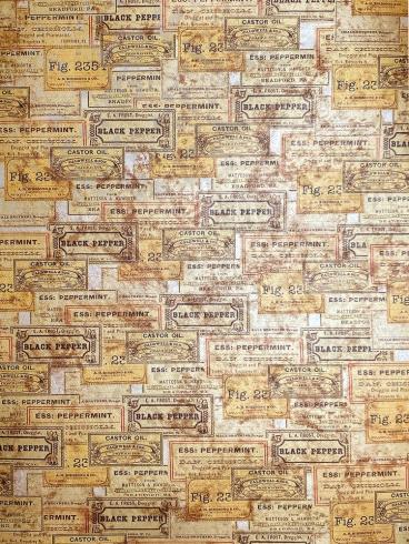 Ciao Bella - Designpapier "Cabinet of Curiosities Pearl-Copper" Deluxe Paper Pack A4 - 5 Bogen