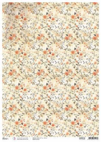 Ciao Bella - Decopatch Papier "Tiny Flowers" Rice Paper A3 - 3 Bogen