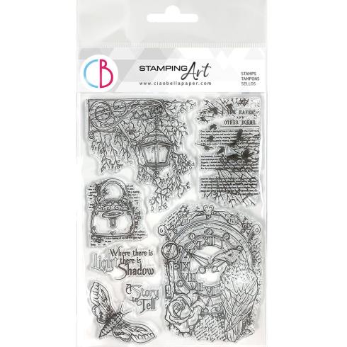Ciao Bella - Stempelset "The Raven" Clear Stamps