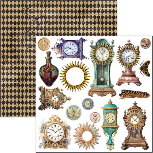 Ciao Bella - Stanzteile "Cabinet of Curiosities" Fussy Cut Pad - 24 Bogen