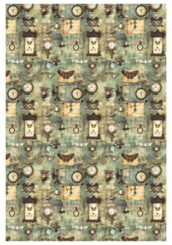 Ciao Bella - Decopatch Papier "Cabinet of Curiosites Mixed" Rice Paper A4 - 4 Bogen