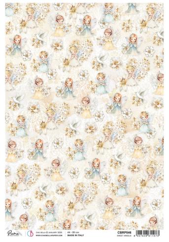Ciao Bella - Decopatch Papier "Sweet Angels" Rice Paper A4 - 5 Bogen