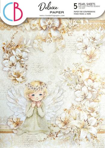 Ciao Bella - Designpapier "Blessing Day Pearl" Deluxe Paper Pack A4 - 5 Bogen