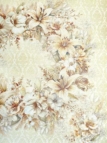 Ciao Bella - Designpapier "Blessing Day Pearl" Deluxe Paper Pack A4 - 5 Bogen