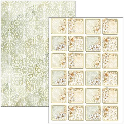 Ciao Bella - Stanzteile "Blessing Day" Creative Pad A4 - 9 Bogen