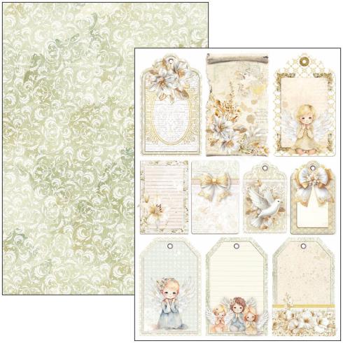 Ciao Bella - Stanzteile "Blessing Day" Creative Pad A4 - 9 Bogen
