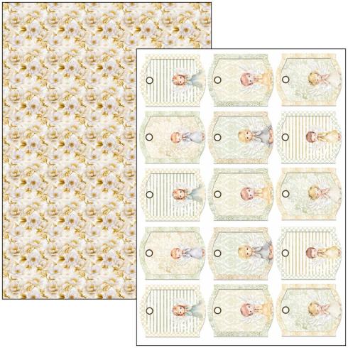 Ciao Bella - Stanzteile "Blessing Day" Creative Pad A4 - 9 Bogen