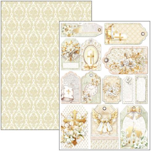 Ciao Bella - Stanzteile "Blessing Day" Creative Pad A4 - 9 Bogen
