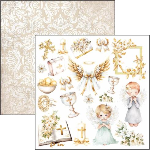 Ciao Bella - Stanzteile "Blessing Day" Fussy Cut Pad - 24 Bogen