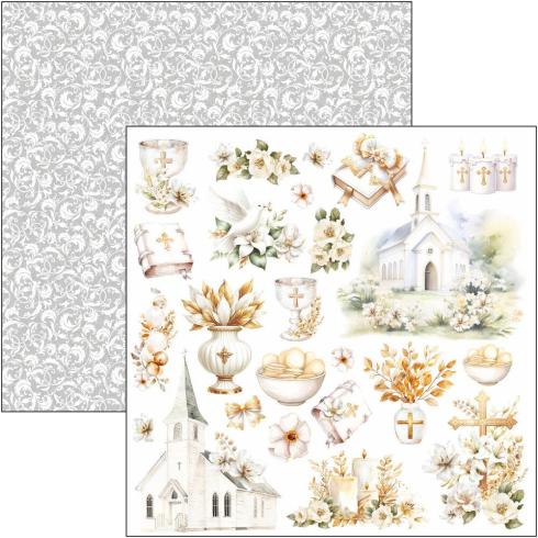 Ciao Bella - Stanzteile "Blessing Day" Fussy Cut Pad - 24 Bogen