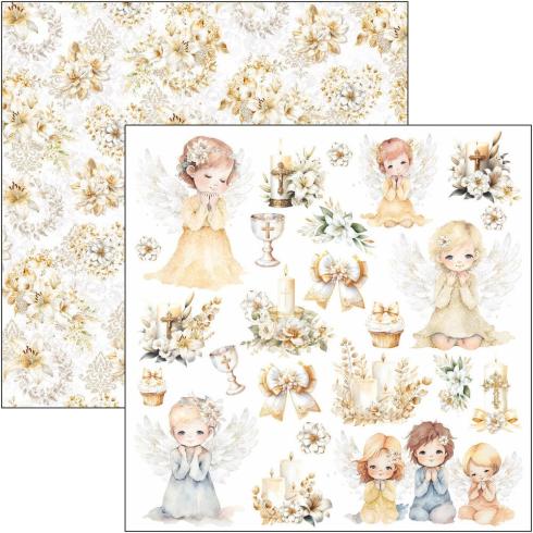 Ciao Bella - Stanzteile "Blessing Day" Fussy Cut Pad - 24 Bogen